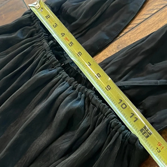 Free People Lexy Dress Long Maxi Boho flowy sleeveless edgy Black size large - Picture 9 of 15